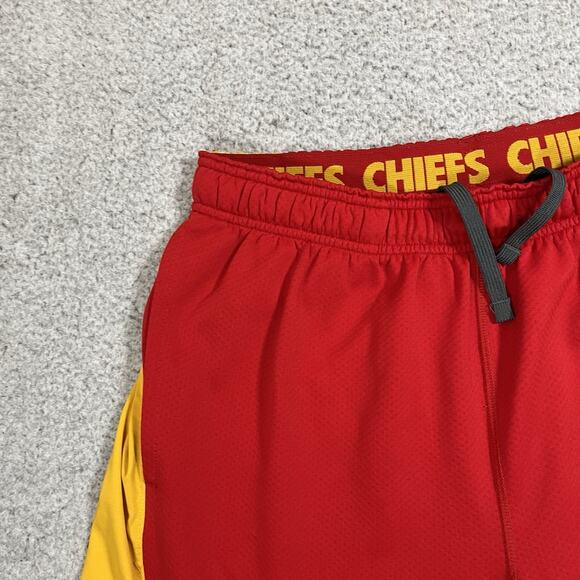 Kansas City Chiefs Shorts Mens Medium Nike Training On Field Football Team NFL - Picture 10 of 14